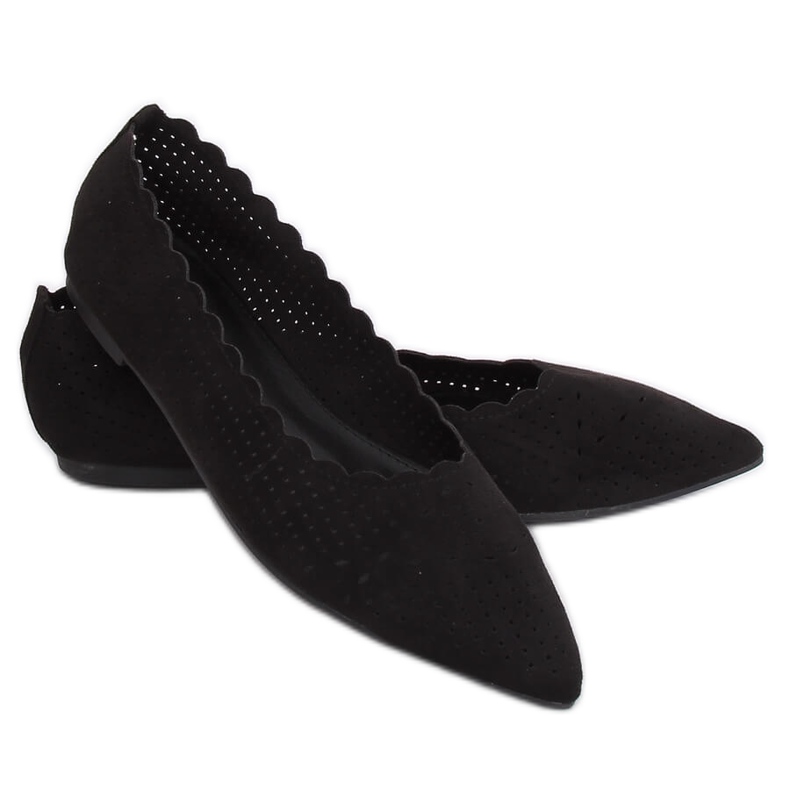 Bailarinas caladas negras NK18P Negro