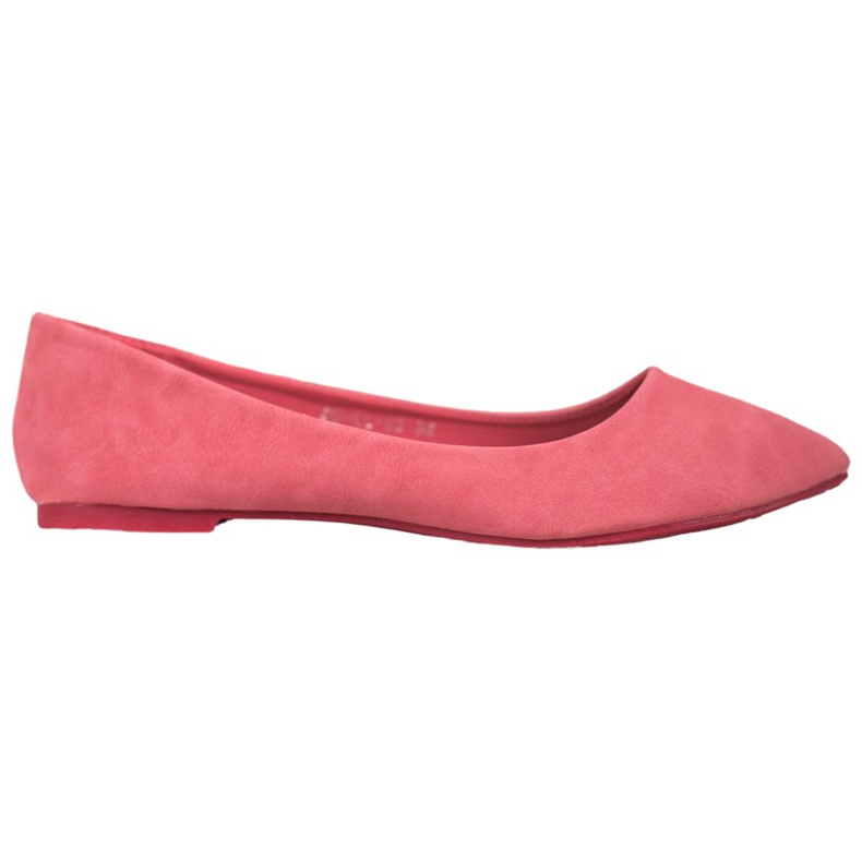Goodin Bailarinas rosas con cuero ecológico rosado