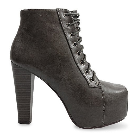 Botas Solid On Heel 9502 Gris