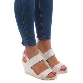 Sandalias Cuña EL-18 Blanco