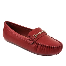 Mocasín bailarina rojo en polipiel FM3102A