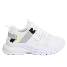 Blanco LA86P Zapatillas deportivas de mujer blancas