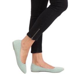 Bailarinas ante lisa celadon CC212P Verde