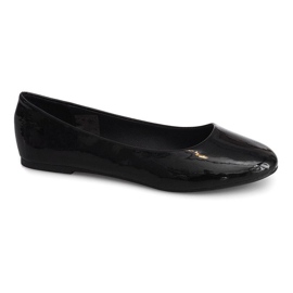Bailarinas lacadas ZP-47A Negro