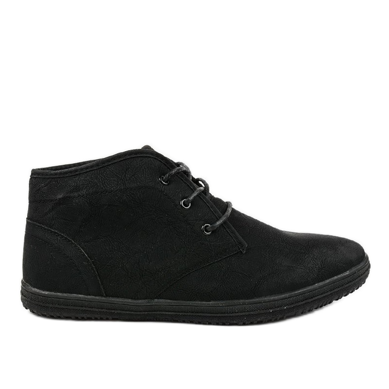 Zapatillas Cálidas Con Piel 3271B Negro
