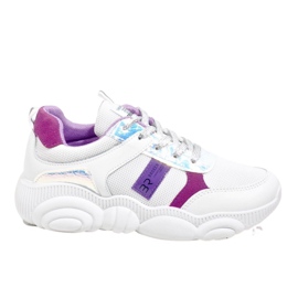 Zapatos deportivos blancos de mujer de moda SJ1929-2 multicolor