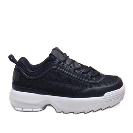 Calzado deportivo de moda negro DSC82-1
