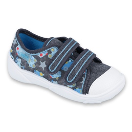 Calzado infantil befado 907P104 azul gris multicolor