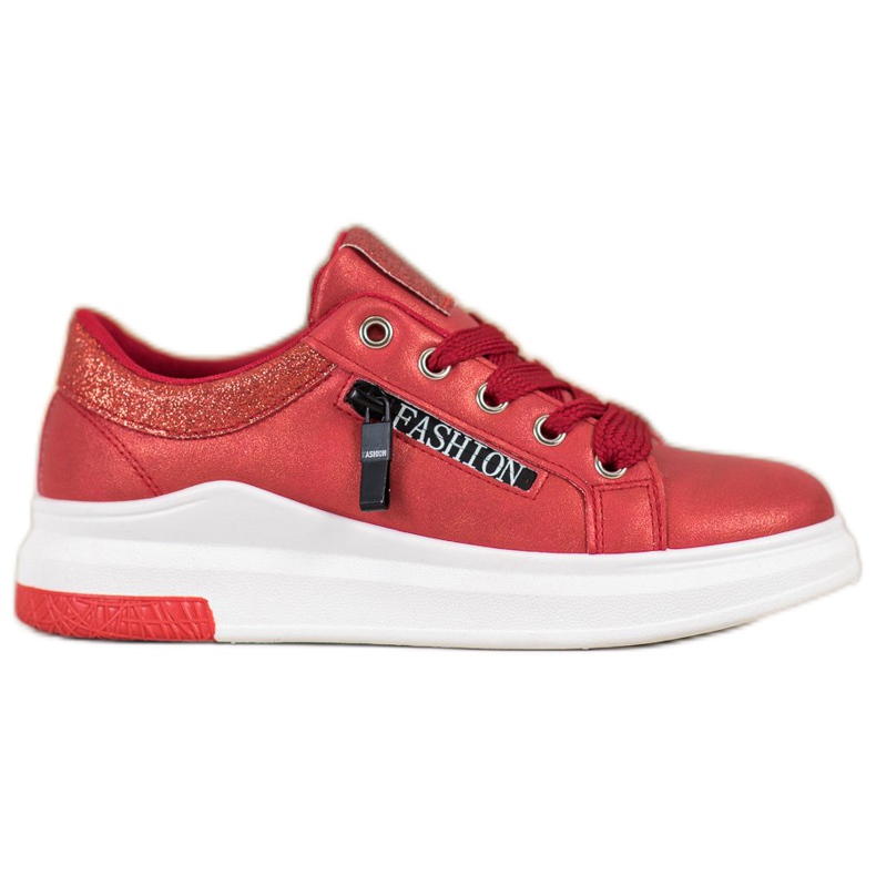 SHELOVET Zapatos deportivos de moda rojo SHELOVET Zapatos deportivos de moda rojo