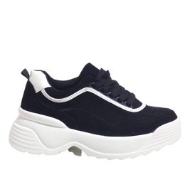 Deportivas negras de ecopiel 7917-Y negro