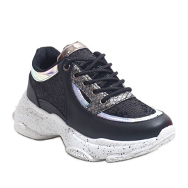Zapatillas deportivas negras con HL-08 negro