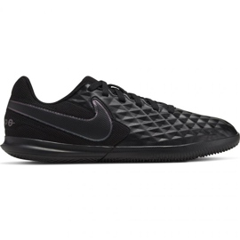 Zapatos de interior Nike Tiempo Legend 8 Club Ic Jr AT5882-010 negro negro
