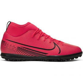 Zapatillas de fútbol Nike Mercurial Superfly 7 Club Tf Jr AT8156-606 rojo rojo