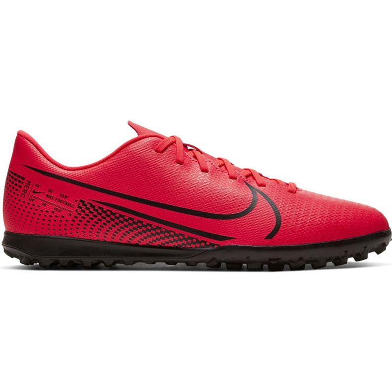 Zapatillas de fútbol Nike Mercurial Vapor 13 Club Tf M AT7999-606 rojo rojo Zapatillas de fútbol Nike Mercurial Vapor 13 Club Tf M AT7999-606 rojo rojo