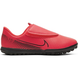 Zapatos de fútbol Nike Mercurial Vapor 13 Club Tf PS (V) Jr AT8178-606 rojo rojo