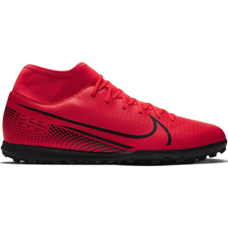 Zapatillas de fútbol Nike Mercurial Superfly 7 Club Tf M AT7980-606 rojo rojo