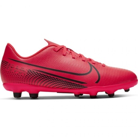 Zapatos de fútbol Nike Mercurial Vapor 13 Club FG / MG Jr AT8161-606 multicolor naranjas y rojos