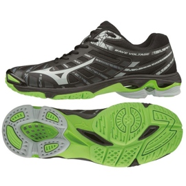 Zapatillas de voleibol Mizuno Wave Voltage M V1GA196037 multicolor negro Zapatillas de voleibol Mizuno Wave Voltage M V1GA196037 multicolor negro