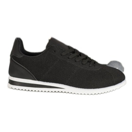 SHELOVET Zapatos atados en la plataforma negro