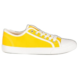 SHELOVET Zapatillas Amarillas amarillo