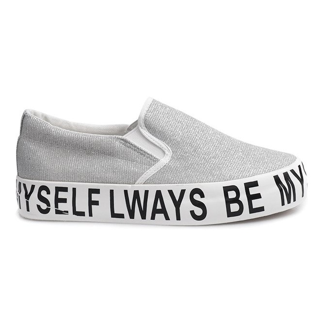 Slip On Glitter E22 gris