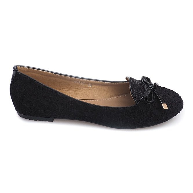 Bailarinas Encaje 616 Negro
