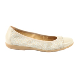 Caprice Cómodas bailarinas tipo encaje, piel 22152, beige Caprice Cómodas bailarinas tipo encaje, piel 22152, beige