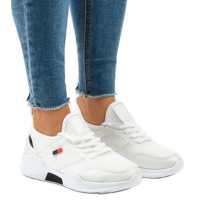 Zapatillas deportivas de mujer blancas SH809 blanco