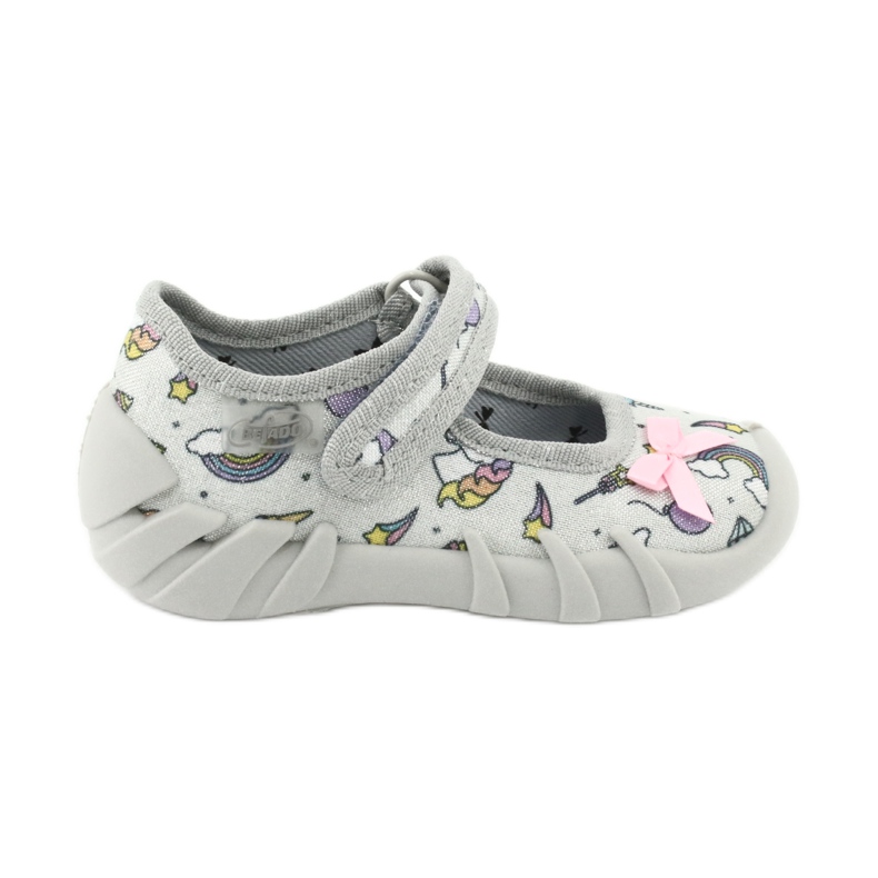 Calzado infantil befado 109P199 gris multicolor