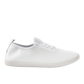 W9782-2 zapatillas clásicas blancas blanco