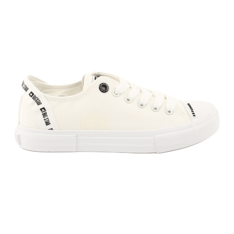 Big Star Zapatillas de zapatillas biaded ff274206 blanco