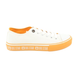 Zapatillas Big Star FF274234 suela amarilla, blanco
