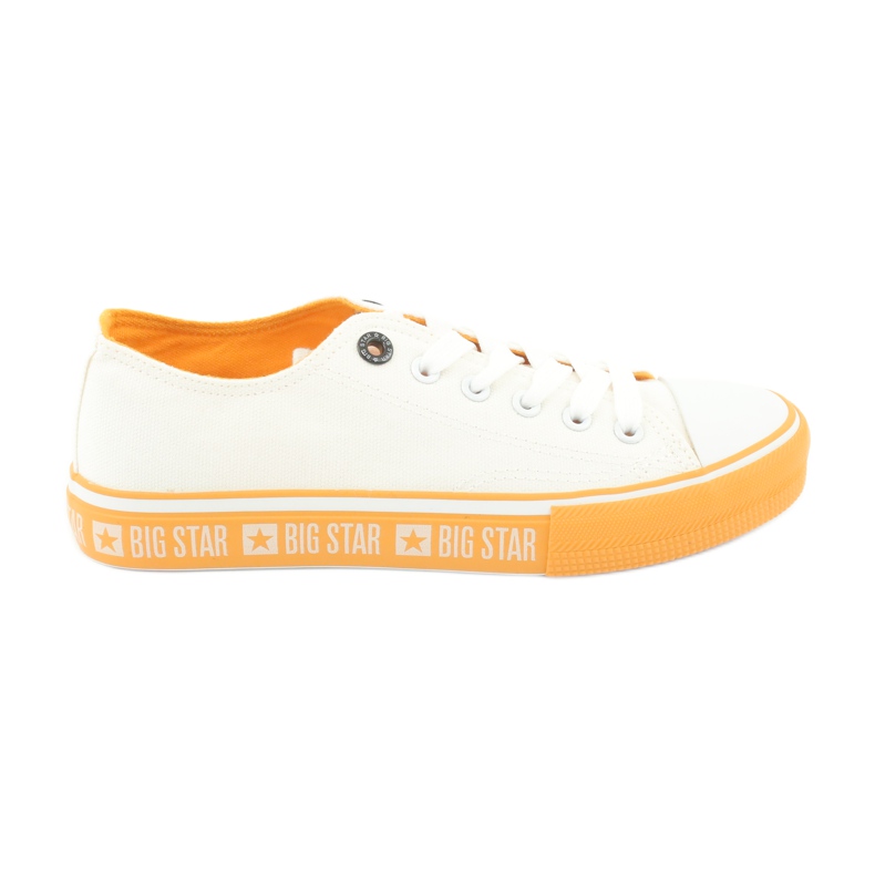 Zapatillas Big Star FF274234 suela amarilla, blanco