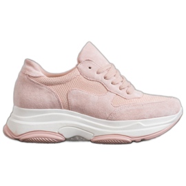 SDS Zapatillas de deporte en polvo rosado