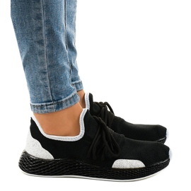 Zapatilla deportiva mujer negra B-6851 negro