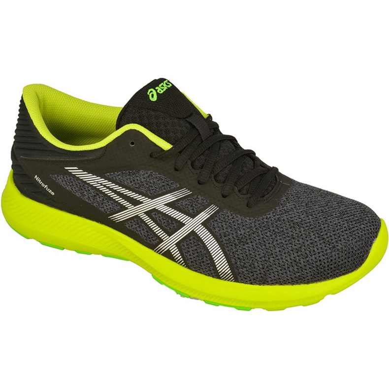 Zapatillas de running Asics Nitrofuze M T6H3N-9593 negro gris verde Zapatillas de running Asics Nitrofuze M T6H3N-9593 negro gris verde