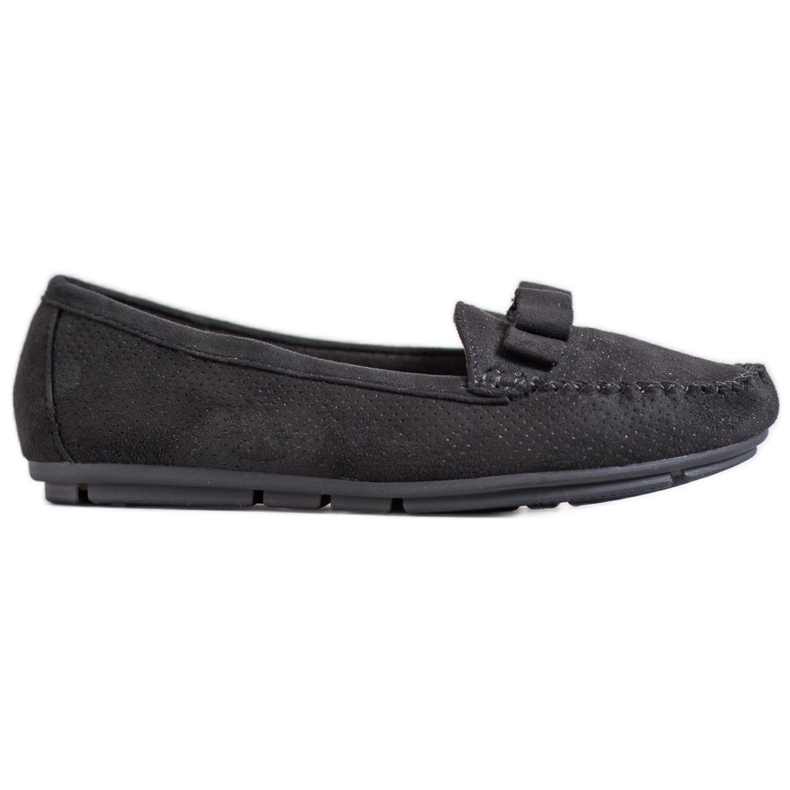 Clowse Mocasines calados con lazo negro