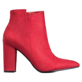 SHELOVET Botas con estilo rojo