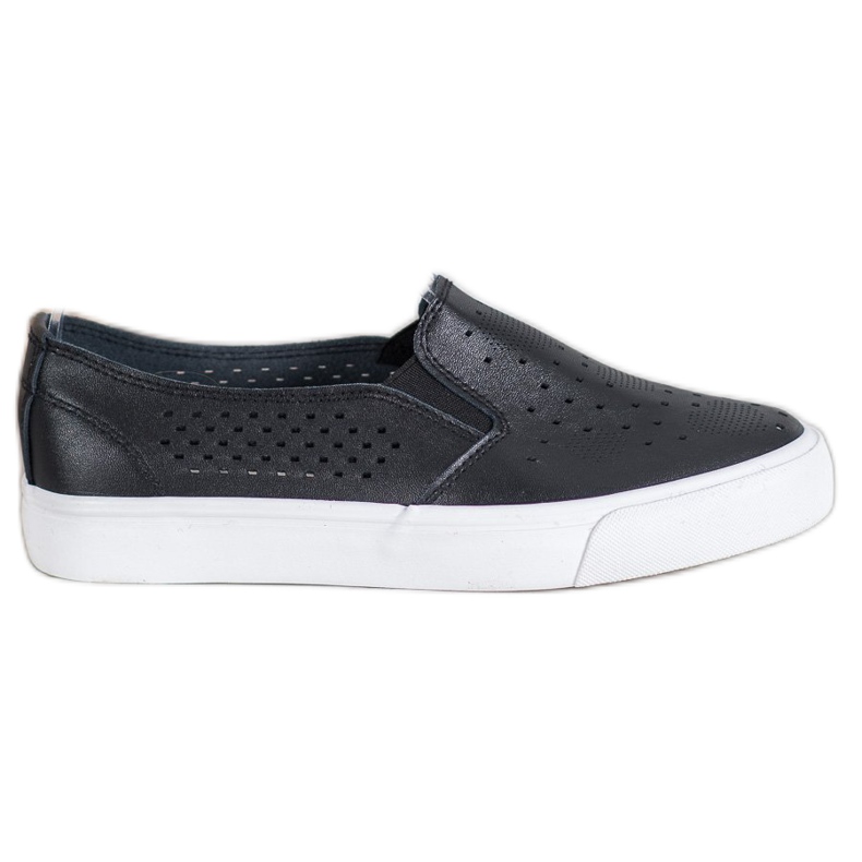 J. Star Zapatillas caladas en la plataforma negro