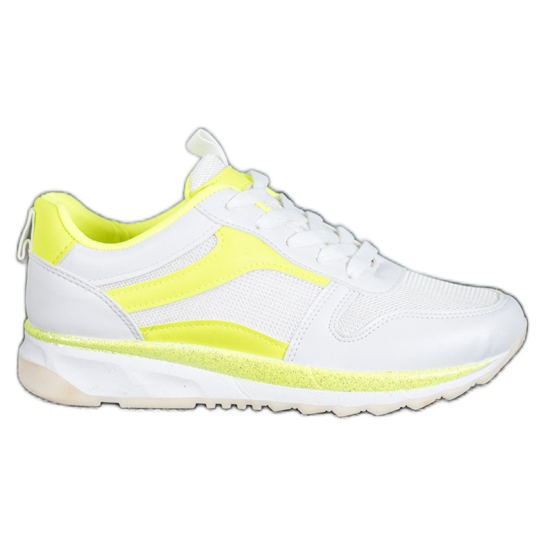 SHELOVET Zapatos blancos atados