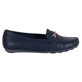 Fama Mocasines elegantes azul marino azul
