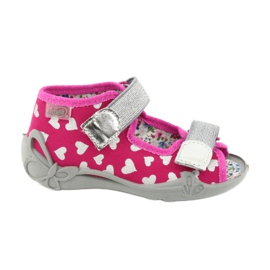 Calzado infantil befado 242P104 rosa gris
