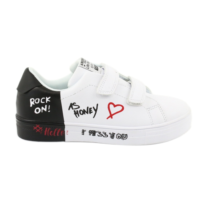 American Club ES05 zapatillas blancas y negras blanco negro