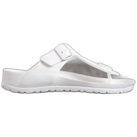 SHELOVET Chanclas blancas blanco