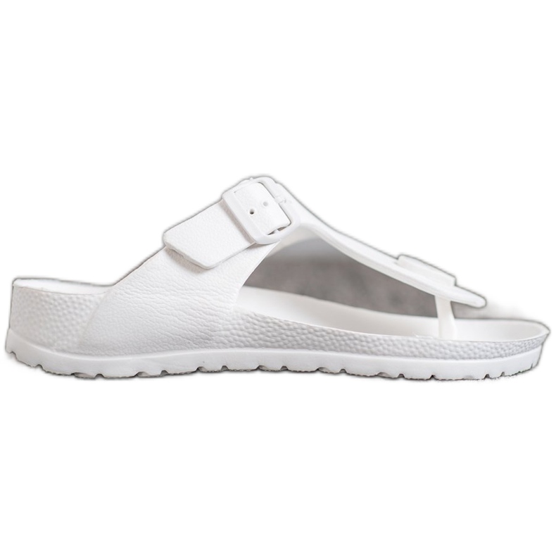 SHELOVET Chanclas blancas blanco