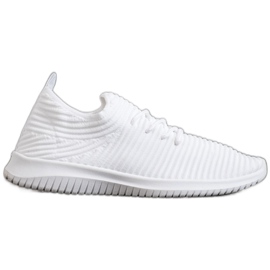 SHELOVET Zapatos sin cordones textiles blanco