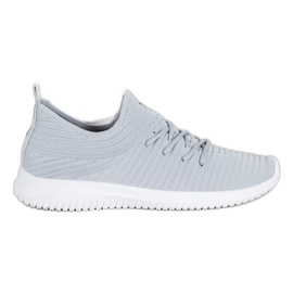 SHELOVET Zapatos sin cordones textiles gris