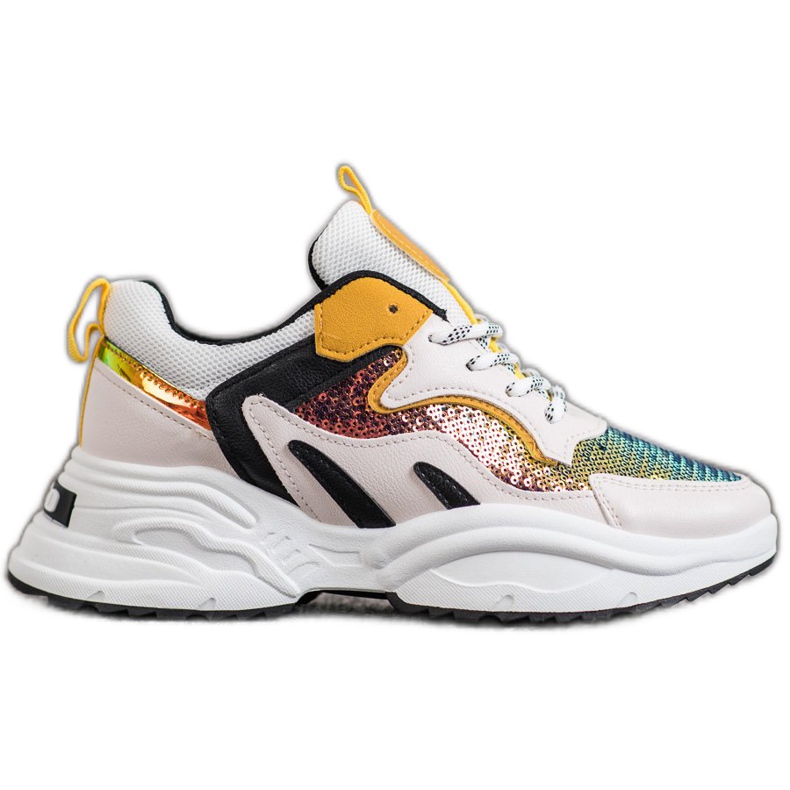 Weide Zapatillas de moda con lentejuelas multicolor