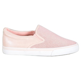 Yes Mile Zapatillas sin cordones rosas