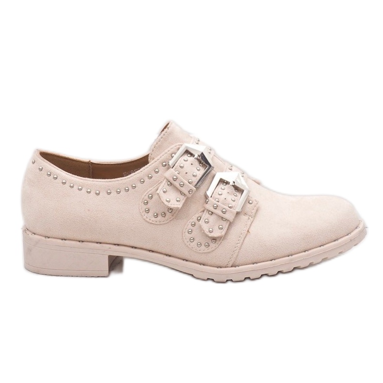 Zapatos beige con tachuelas ES8500